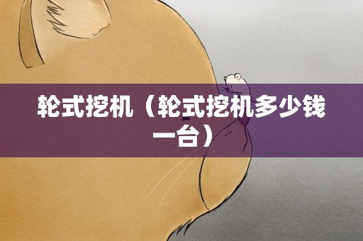 轮式挖机（轮式挖机多少钱一台）