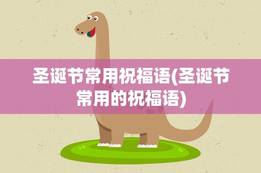 圣诞节常用祝福语(圣诞节常用的祝福语)