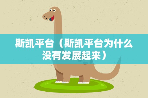 斯凯平台（斯凯平台为什么没有发展起来）