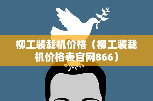 柳工装载机价格（柳工装载机价格表官网866）
