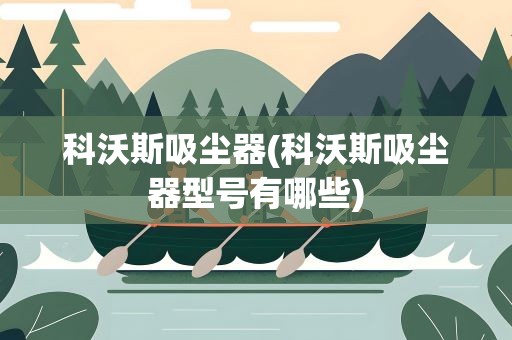 科沃斯吸尘器(科沃斯吸尘器型号有哪些)