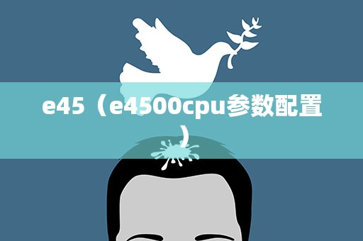 e45（e4500cpu参数配置）