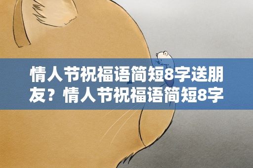 情人节祝福语简短8字送朋友？情人节祝福语简短8字送朋友的话