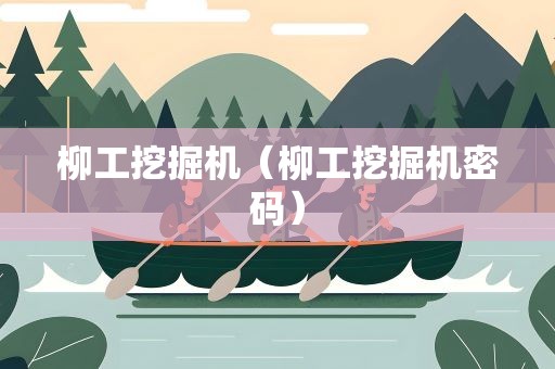 柳工挖掘机（柳工挖掘机密码）