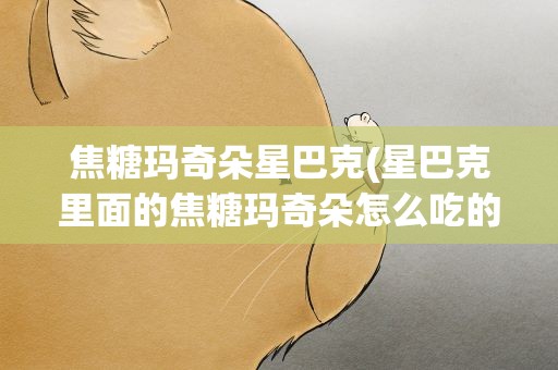 焦糖玛奇朵星巴克(星巴克里面的焦糖玛奇朵怎么吃的)