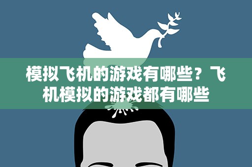 模拟飞机的游戏有哪些？飞机模拟的游戏都有哪些