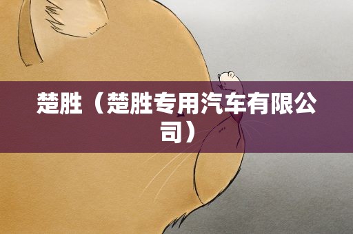 楚胜（楚胜专用汽车有限公司）