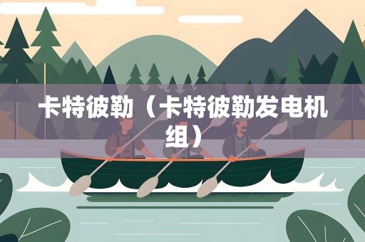 卡特彼勒（卡特彼勒发电机组）