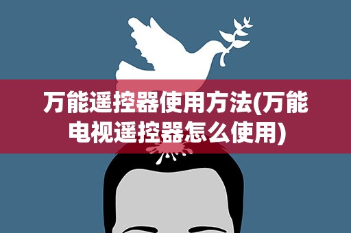 万能遥控器使用方法(万能电视遥控器怎么使用)