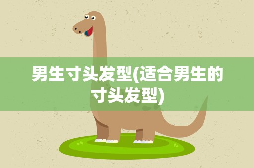 男生寸头发型(适合男生的寸头发型)