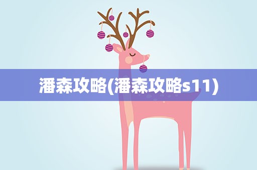 潘森攻略(潘森攻略s11)