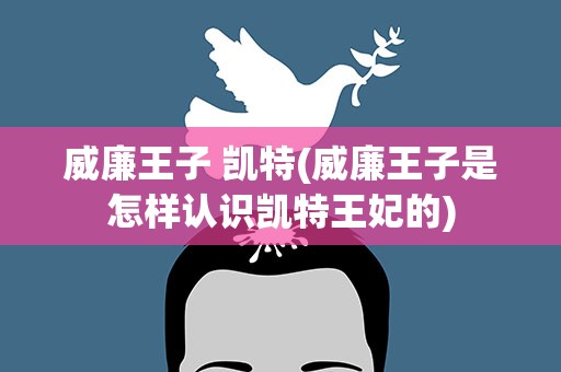 威廉王子 凯特(威廉王子是怎样认识凯特王妃的)