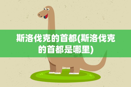 斯洛伐克的首都(斯洛伐克的首都是哪里)