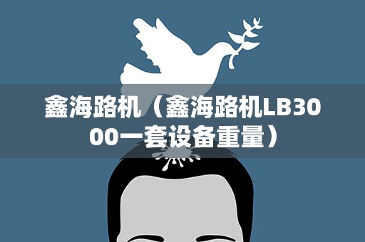 鑫海路机（鑫海路机LB3000一套设备重量）