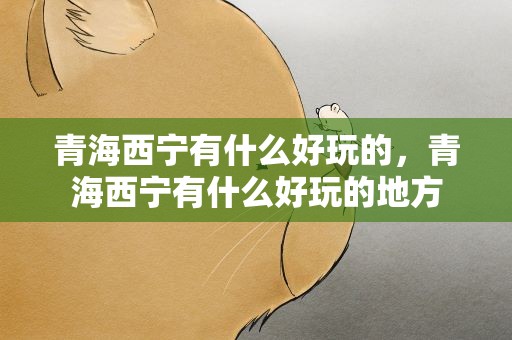 青海西宁有什么好玩的，青海西宁有什么好玩的地方