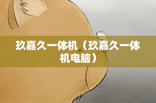 玖嘉久一体机（玖嘉久一体机电脑）