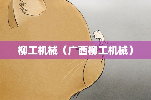 柳工机械（广西柳工机械）