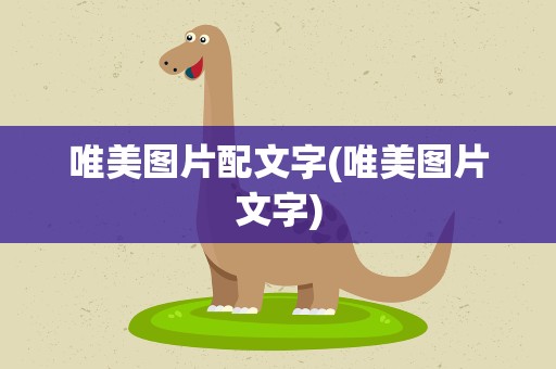 唯美图片配文字(唯美图片文字)