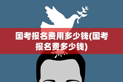 国考报名费用多少钱(国考报名费多少钱)