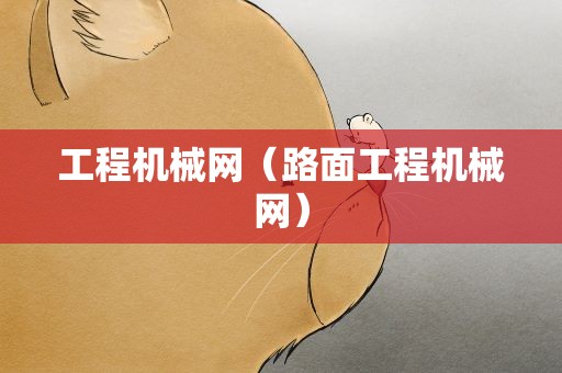 工程机械网（路面工程机械网）