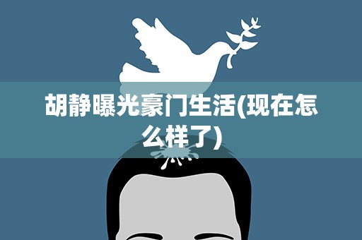 胡静曝光豪门生活(现在怎么样了)