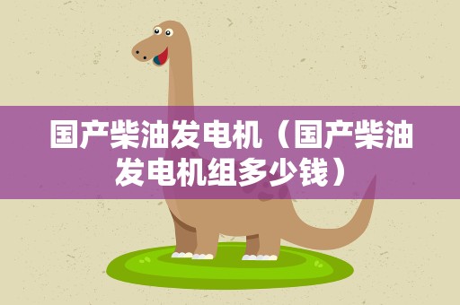 国产柴油发电机（国产柴油发电机组多少钱）