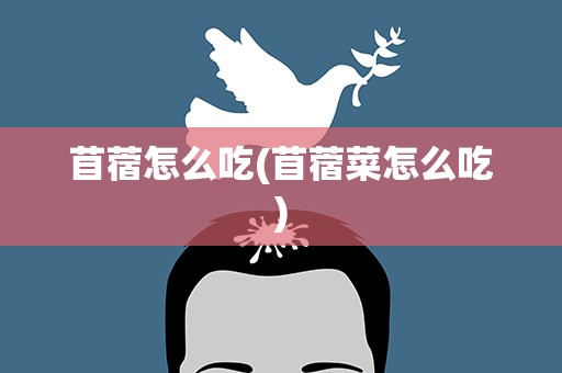 苜蓿怎么吃(苜蓿菜怎么吃)