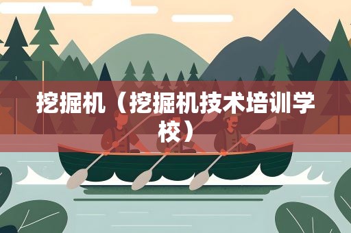 挖掘机（挖掘机技术培训学校）