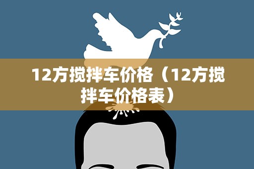 12方搅拌车价格（12方搅拌车价格表）