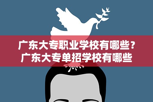 广东大专职业学校有哪些？广东大专单招学校有哪些