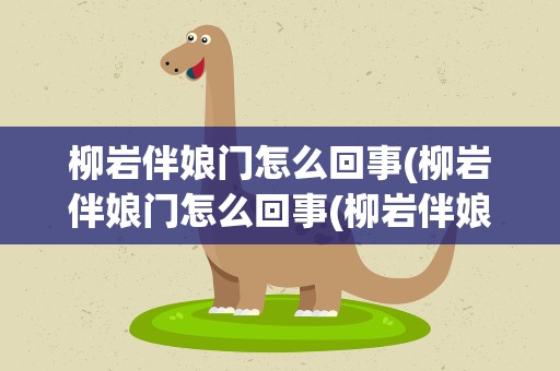 柳岩伴娘门怎么回事(柳岩伴娘门怎么回事(柳岩伴娘门婚闹事件始末))