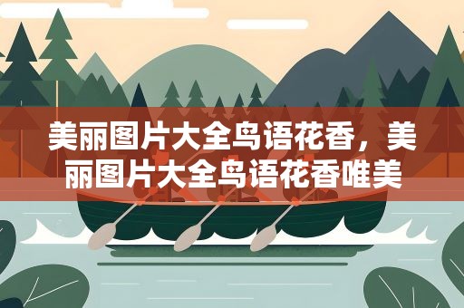 美丽图片大全鸟语花香，美丽图片大全鸟语花香唯美