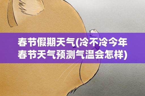 春节假期天气(冷不冷今年春节天气预测气温会怎样)