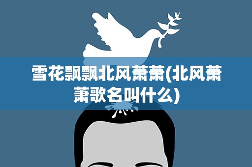 雪花飘飘北风萧萧(北风萧萧歌名叫什么)