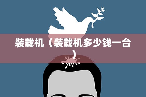 装载机（装载机多少钱一台）