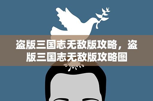 盗版三国志无敌版攻略，盗版三国志无敌版攻略图
