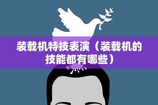 装载机特技表演（装载机的技能都有哪些）