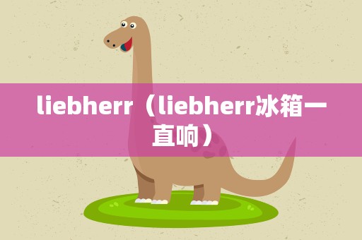 liebherr（liebherr冰箱一直响）
