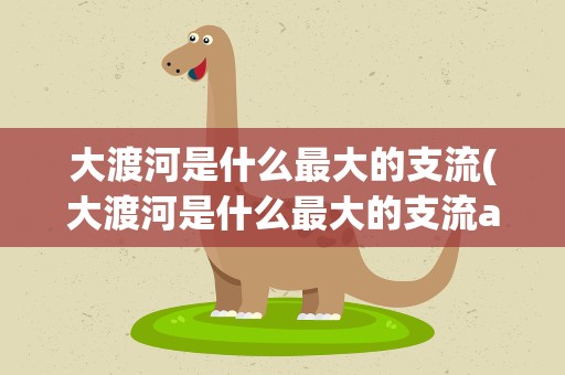 大渡河是什么最大的支流(大渡河是什么最大的支流a)