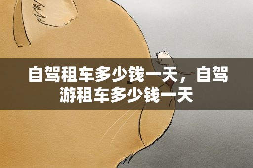 自驾租车多少钱一天，自驾游租车多少钱一天