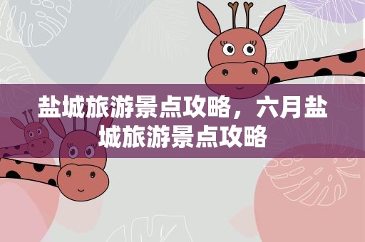 盐城旅游景点攻略，六月盐城旅游景点攻略