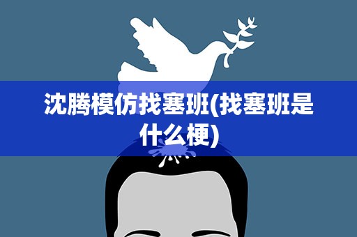 沈腾模仿找塞班(找塞班是什么梗)