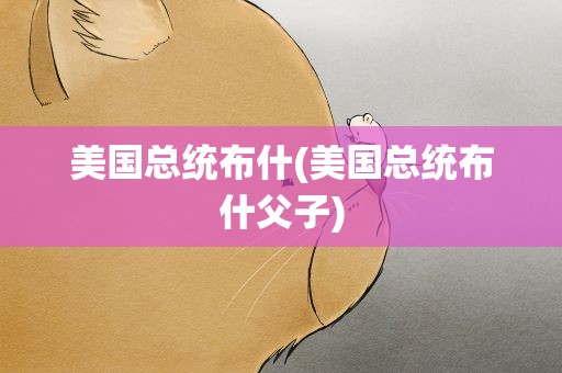 美国总统布什(美国总统布什父子)