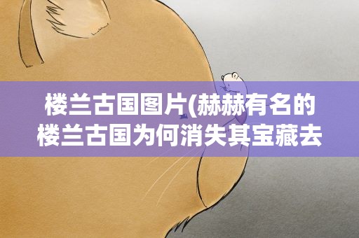 楼兰古国图片(赫赫有名的楼兰古国为何消失其宝藏去了哪里)