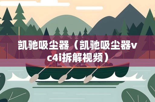 凯驰吸尘器（凯驰吸尘器vc4i拆解视频）