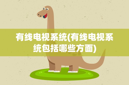 有线电视系统(有线电视系统包括哪些方面)