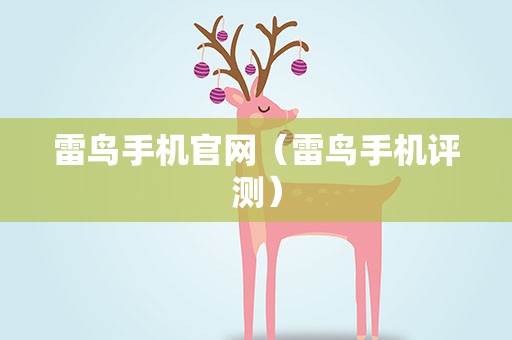 雷鸟手机官网（雷鸟手机评测）