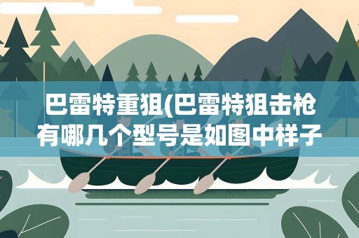巴雷特重狙(巴雷特狙击枪有哪几个型号是如图中样子!!)