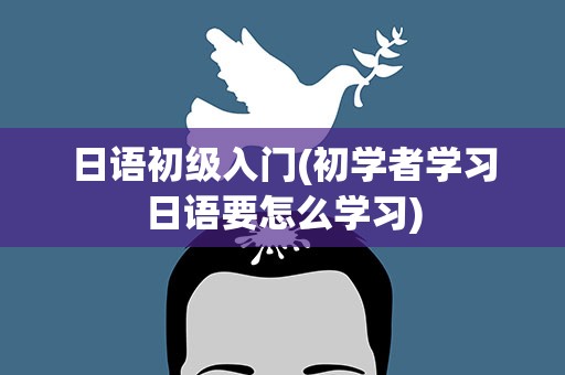 日语初级入门(初学者学习日语要怎么学习)