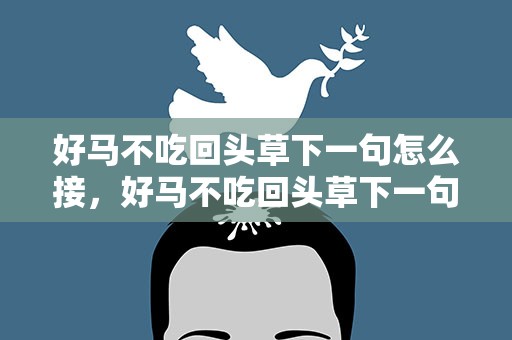 好马不吃回头草下一句怎么接，好马不吃回头草下一句怎么接的